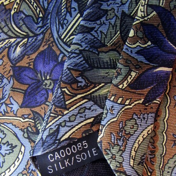 Pierre Cardin Men Silk Tie, Floral - Picture 2 of 7